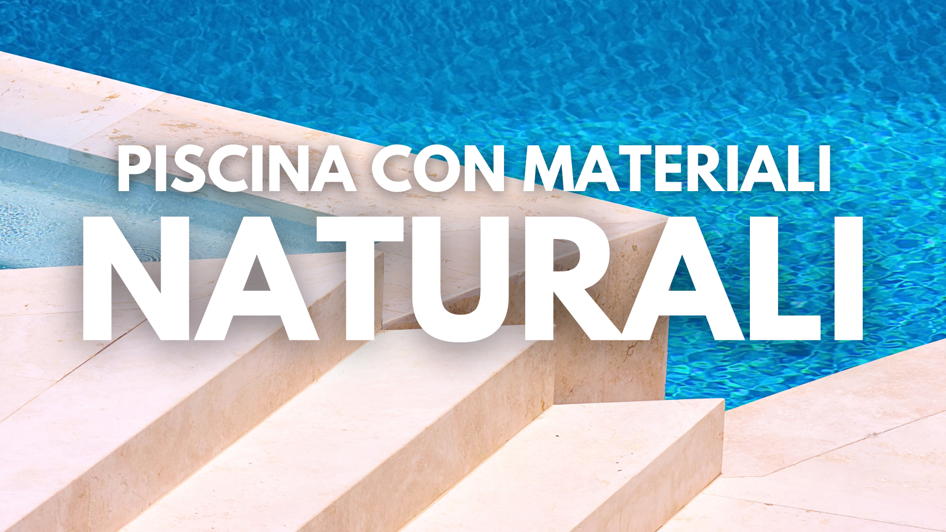 PISCINA IN MATERIALE NATURALE