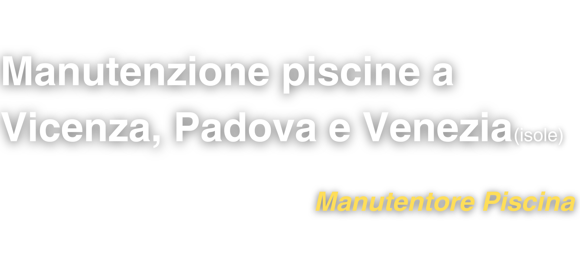 Manutenzione piscina vicenza