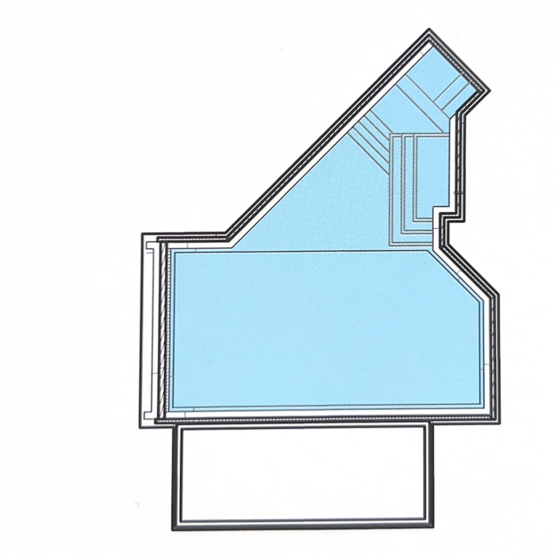 progettazione della piscina